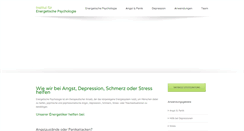 Desktop Screenshot of energetischepsychologie.at